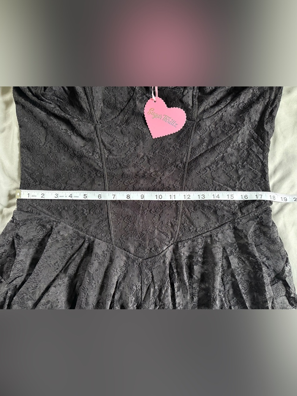 🆕 Dolls Kill Sugar Thrillz PERFECT DATE MINI DRESS - BLACK size 1x - Picture 6 of 8